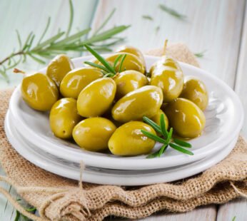 jar Green Olives / palestinian bean 850gm