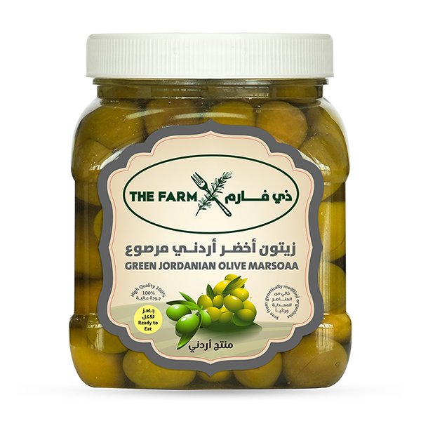 The Farm Green Jordanian Olive Marsoaa Jar 850gm